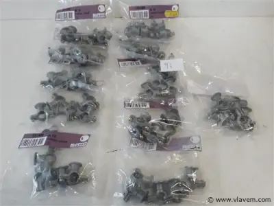 11 x Beugel zamak 5 stuks voor buis 12mm – kavel bij Vlavem