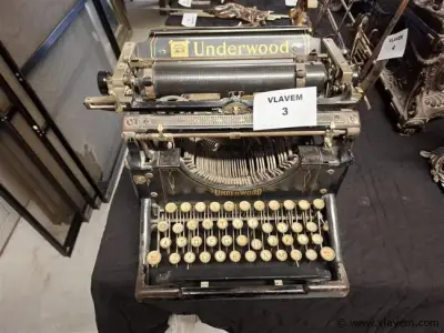 typemachine – kavel bij Vlavem