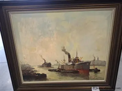 schilderij op doek – kavel bij Vlavem