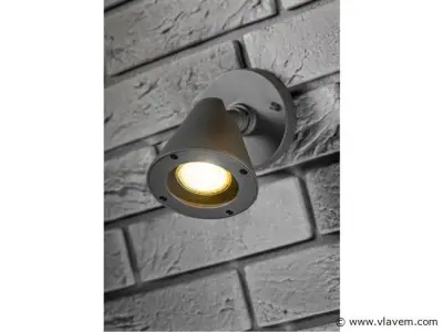 8 x Lust 10 buiten wandlamp antraciet – kavel bij Vlavem