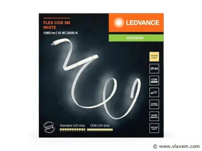 8 x Ledvance Flex COB Ledstrip voor buiten 500 cm – kavel bij Vlavem
