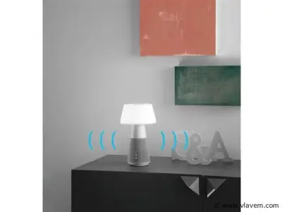 LAD Decibel Oplaadbare tafellamp met Bluetooth Speaker – kavel bij Vlavem