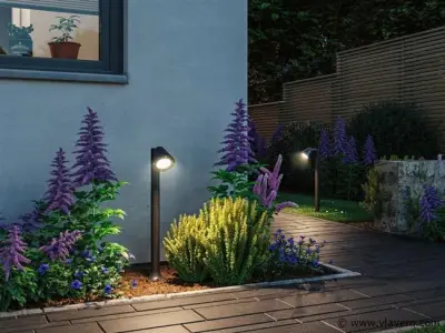 8 x Lust 50 buiten lamp antraciet – kavel bij Vlavem