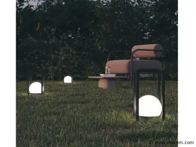 4 x Intec Climax Oplaadbare Buitenlampen – kavel bij Vlavem