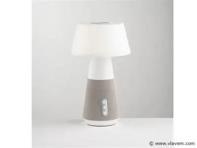 LAD Decibel Oplaadbare tafellamp met Bluetooth Speaker – kavel bij Vlavem