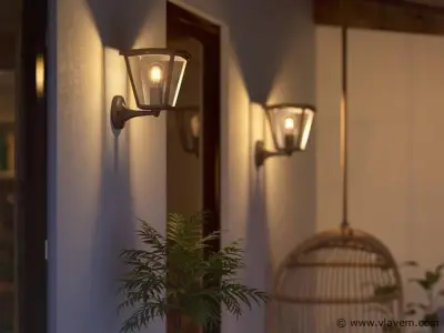 4 x Arina wand buiten lampen – kavel bij Vlavem