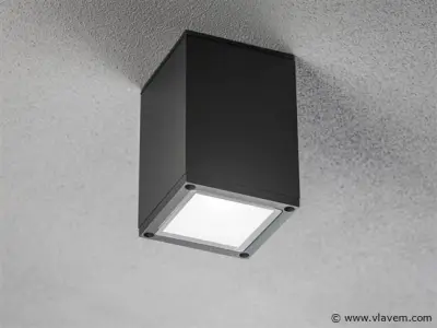 12 x GT Cube spatwaterdichte opbouwspot – kavel bij Vlavem