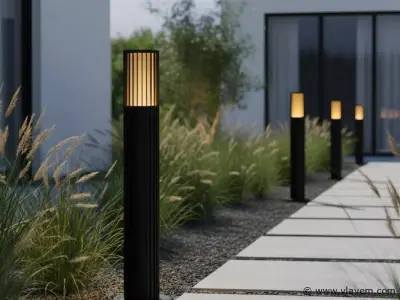 8 x Turin 50 buiten lamp zwart – kavel bij Vlavem
