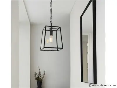 4 x Lexington Ambiente Stalen Hanglampen – kavel bij Vlavem