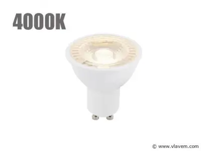 100 x GT GU10 Ledlampen met lens 4000K – kavel bij Vlavem