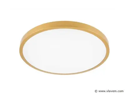 4 x GT Ato Plafond LED lamp goud – kavel bij Vlavem