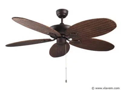 Forlight Phuket plafond ventilator met afstandsbediening – kavel bij Vlavem