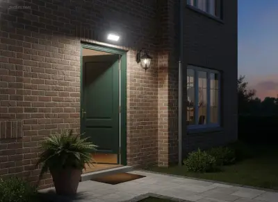 (6x) Solar 400lm LED 3in1 kleur CCT Breedstraaler – kavel bij Auctim, Puurs