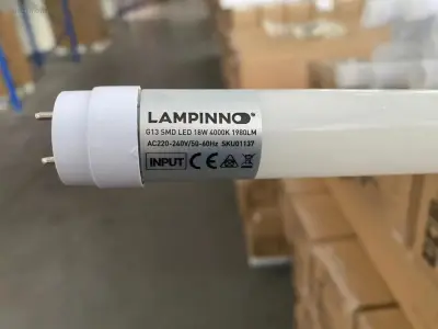 (50x) 120cm 18W 6500K LED TL Buizen LED G13 T8 – kavel bij Auctim, Puurs