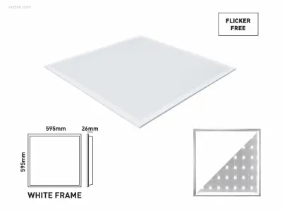 (10x) 40W 3000K 60x60 SMD LED Inbouw Backlit – kavel bij Auctim, Puurs