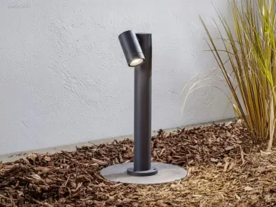 (4x) Staande tuinlamp 60cm GU10 fitting zwart – kavel bij Auctim, Puurs