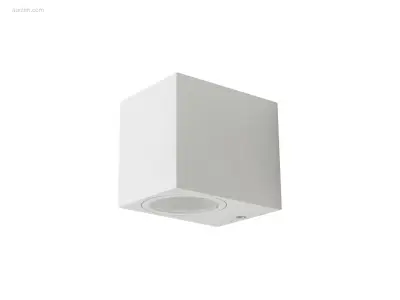 (8x) Wandlamp modern rechthoekig GU10 fitting – kavel bij Auctim, Puurs