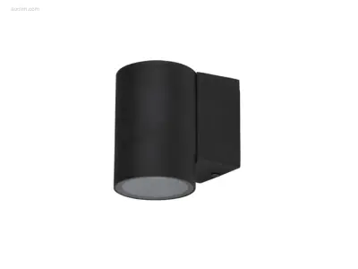 (8x) Wandlamp Cilinder GU10 fitting zand zwart – kavel bij Auctim, Puurs