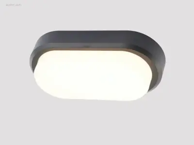 (4x) 12W 4000K Opbouw Design LED Panelen ovaal – kavel bij Auctim, Puurs