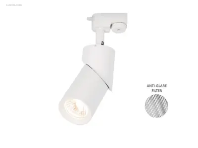 (8x) Railspot GU10 Armatuur cilinder zand wit – kavel bij Auctim, Puurs