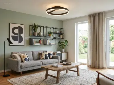 Arcao Design Plafondlamp Zwart 60cm 40W LED CCT 3 – kavel bij Auctim, Puurs