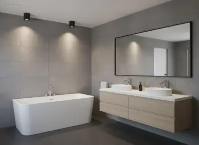 (8x) GU10 Waterdicht Opbouwspot Armatuur zwart – kavel bij Auctim, Puurs