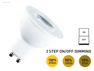 (20x) 4.9W GU10 LED Spot 3 Stappen Aan/Uit – kavel bij Auctim, Puurs