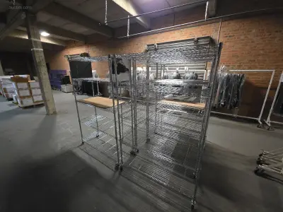 (10x) Verrijdbare opbergrekken – kavel bij Auctim, Bruxelles