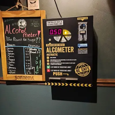 Alcoholmeter met scorebord – kavel bij Onlineveilingmeester, Noordwolde