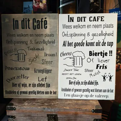 2x Mancave borden – kavel bij Onlineveilingmeester, Noordwolde
