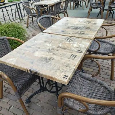 Ca. 13x Terras tafels – kavel bij Onlineveilingmeester, Noordwolde