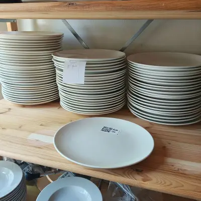 Ca. 73x Pizzaborden, wit – kavel bij Onlineveilingmeester, Noordwolde