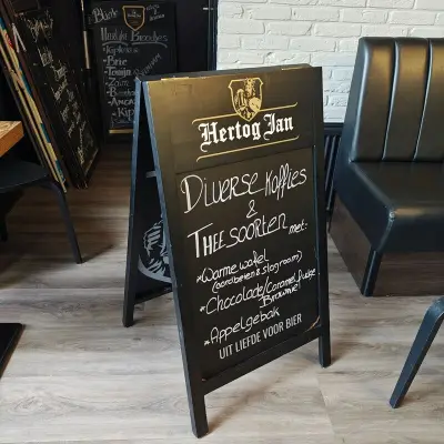 2x Staande Hertog Jan krijtborden – kavel bij Onlineveilingmeester, Noordwolde