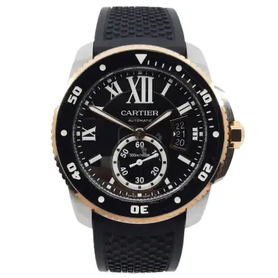 Heren polshorloge, Cartier, Calibre de Cartier Divers Watch 3729 – kavel bij Domeinen Roerende Zaken