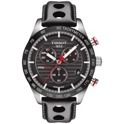 Heren Horloge Tissot, PRS 516 Chronograph, black – kavel bij Onlineveilingmeester