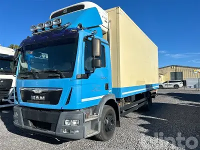 Vrachtwagen MAN TGM 15.250 koelwagen met Thermoking T-1200-airco – kavel bij Blinto, Bendorf