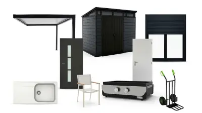 Volledig assortiment doe-het-zelfartikelen, meubels, huis en tuin – kavel bij Stocklear