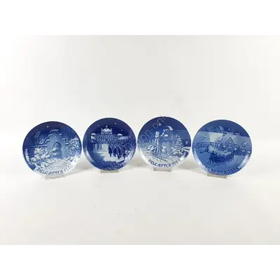 4 limitierte Teller Royal Copenhagen 18 cm Durchmesser – kavel bij Luedtke Versteigerungen, Berlin