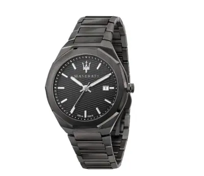 Heren Horloge Maserati, Gunmetal 3H – kavel bij Onlineveilingmeester