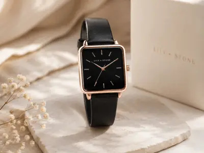 Dames Horloge Lily&Stone, Rosado & Black – kavel bij Onlineveilingmeester