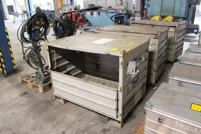 3 coffres métalliques de chantier – kavel bij Trans Executive