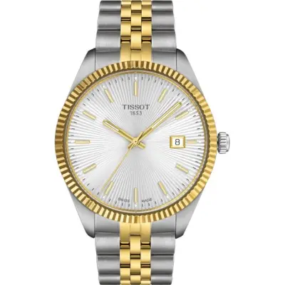 Heren Horloge Tissot, Ballade 40mm, gold/silver – kavel bij Onlineveilingmeester