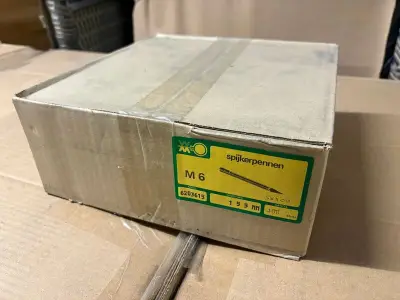 Ca. 500x Spijkerpen 155MM WWO, M6 – kavel bij Onlineveilingmeester