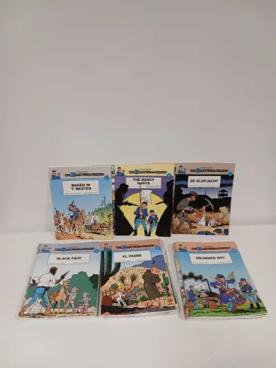 Stripverhalen De Blauwbloezen, 30 delen – kavel bij De Kringwinkel, Ronse