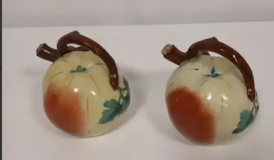 Set van 2 vintage Franse likeurkruikjes – kavel bij De Kringwinkel, Ronse