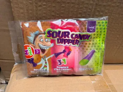 Ca. 864x Sour Candy Dipper - 4 pack – kavel bij Onlineveilingmeester