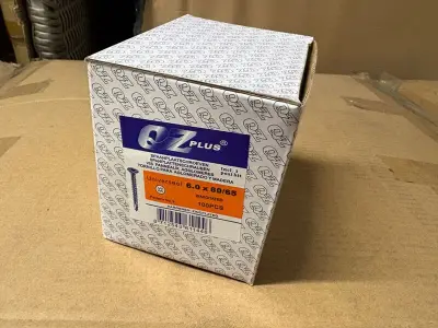 Ca. 24x 100 pack spaanplaatschroeven QZ-Combi, 6x80/65 – kavel bij Onlineveilingmeester