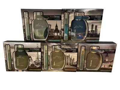 Ca. 48x EAU de Toilet-set WorldSenses – kavel bij Onlineveilingmeester