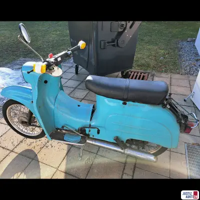 Simson Schwalbe Moped – kavel bij Justiz-Auktion