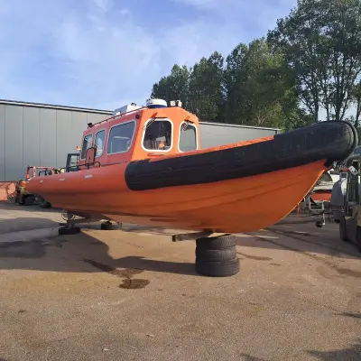 RHIB-boot, DELTA, 95 BFT DC001, 1998, met 2x YAMAHA V4 115 buitenboordmotor – kavel bij Onlineveilingmeester, 't Zand